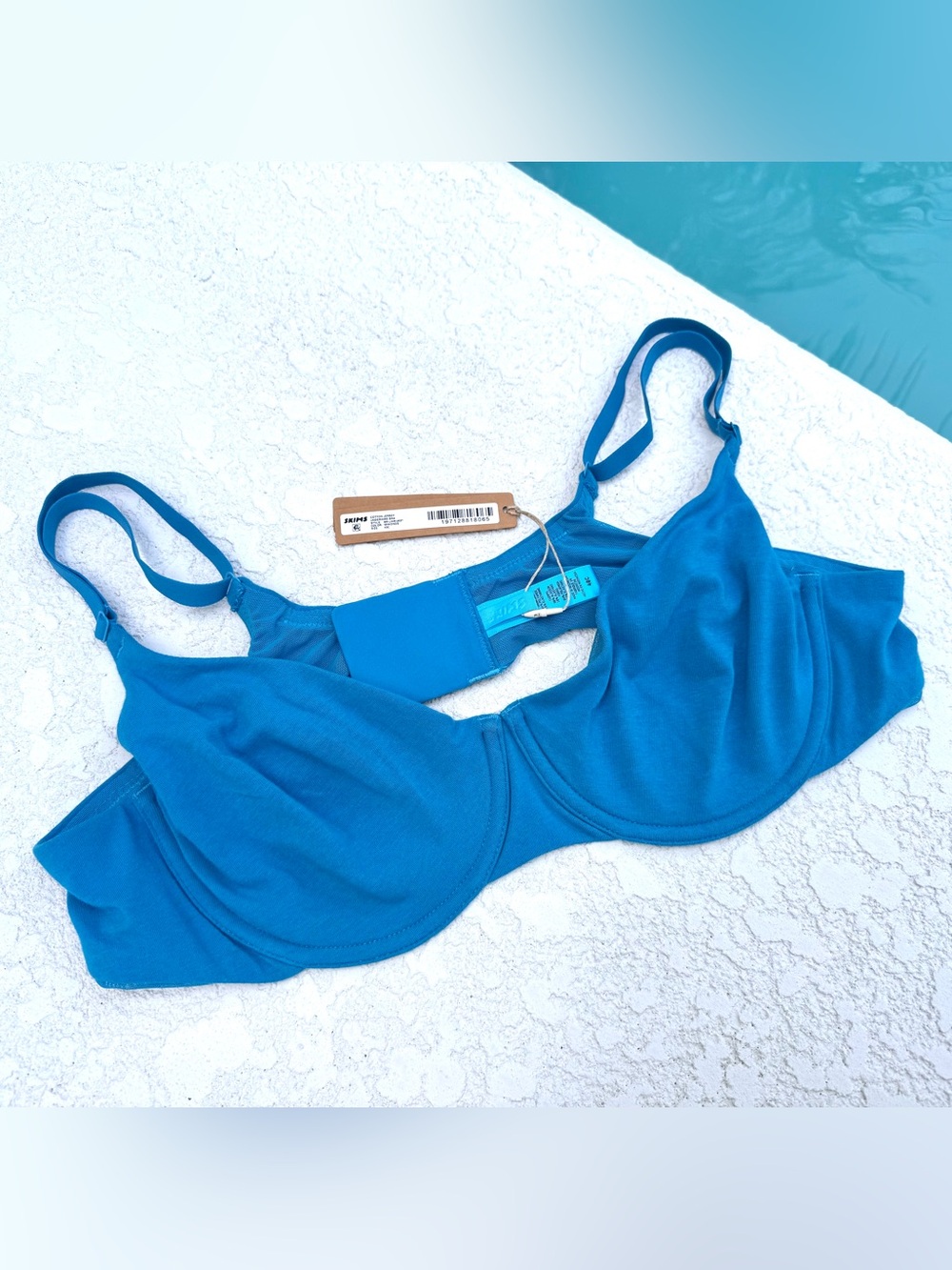 SKIMS Cotton Jersey Underwire Bra • Mykonos • 40C • NWT